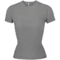 ❥❥****Gray Ribbed Fabric Short Sleeve****❥❥