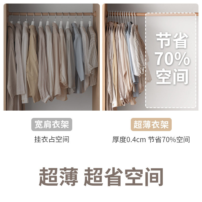 Lazy Corner Ultra-thin Clothes Hanger Household Clothes Hanging Seamless Anti-shoulder Corner Clothes Drying Space-saving Wardrobe Seamless Clothes Support