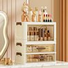 Light Luxury Household Drawer-Type Cosmetics Storage Box Desktop Dressing Table Skin Care Product Mask Storage Cabinet Storage Shelf