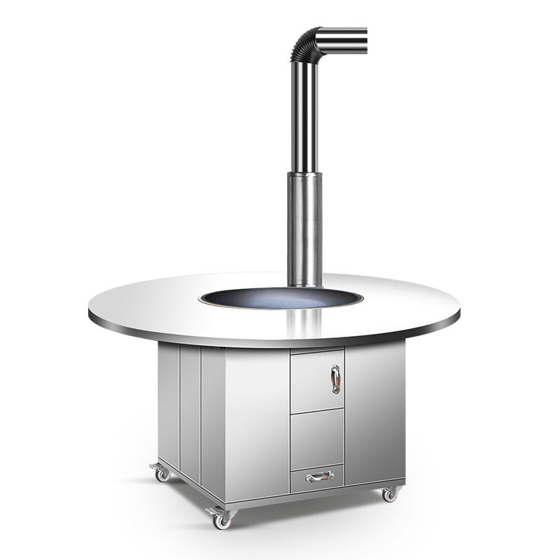 Household thickened 304 stainless steel firewood stove firewood stove indoor outdoor stove clay stove large iron pot stove firewood