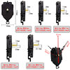 EBAY + Amazon Best Selling Mute 6168 Swing Wall Clock Movement DIY Pendulum Clock Accessories Home Maintenance Movement