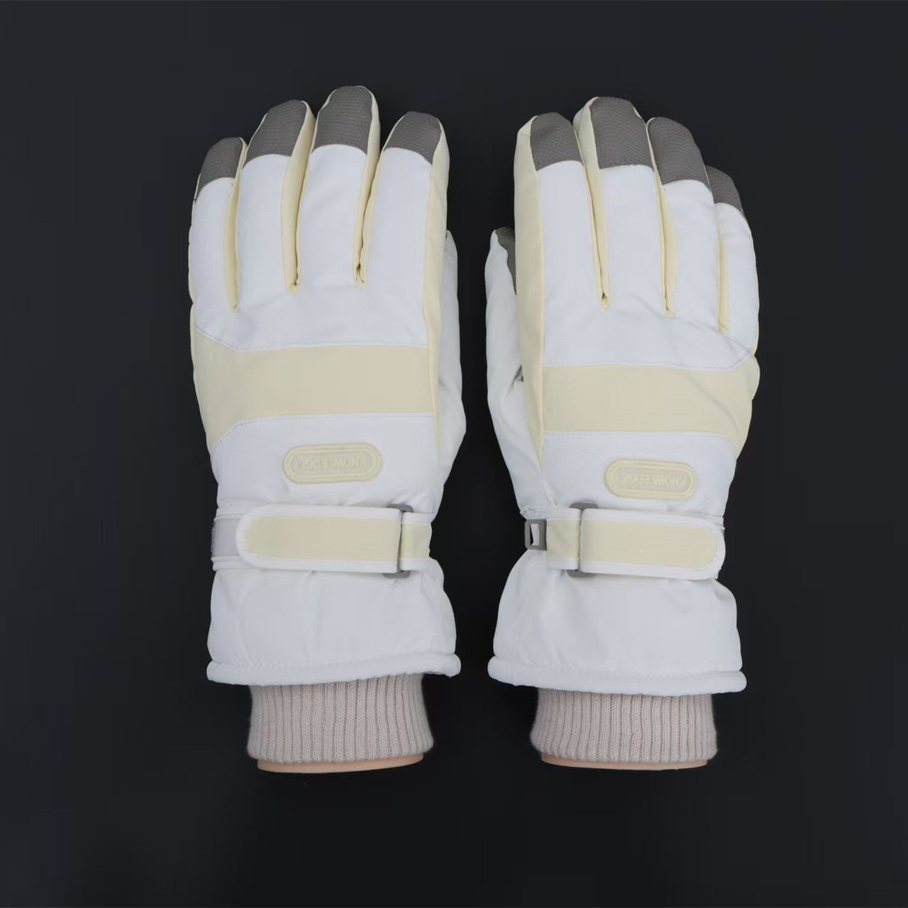 彩胶款户外防寒冬季运动手套 新款男女滑雪冰雪季活动穿戴手套