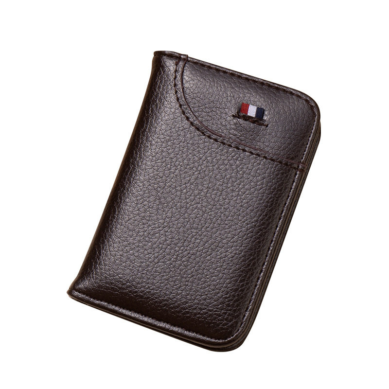 Customized New Certificate Package Wallet Purse Pu Card Bag Card Holder Retro Shi Factory Wholesale Card Sets