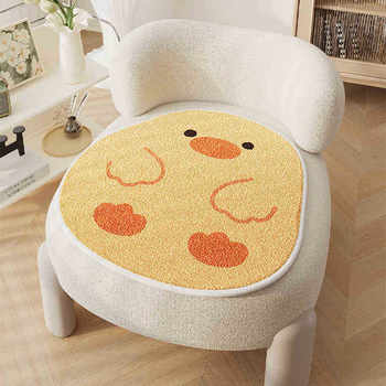 Winter Thickened Cushion Dormitory Student Classroom Special Bench Stool Chair Cushion Autumn and Winter Plush Butt Cushion