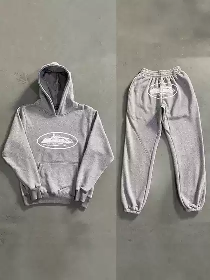 High-Quality Corteiz American Street Hip-Hop Printed Fleece-Lined Hooded Sweatshirt Men's Trendy Brand Sports Suit Jacket
