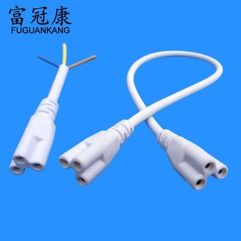Lamp Connection Cable T5 T8Led Lamp Line Led Integrated Lamp Bracket Plum Blossom Tail Power Cord