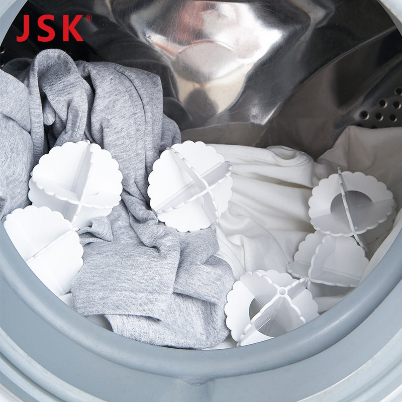 Japan Jsk Laundry Balls 6 Pack Decontamination and Anti-Tangle Washing Machine Bra Intimates Washing Ball Cleaning Ball