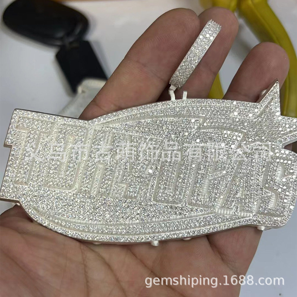 Ancient Hip-Hop DIY Necklace with Drawings and Samples, Letter Pendant, Versatile and High-End Private Custom Jewelry