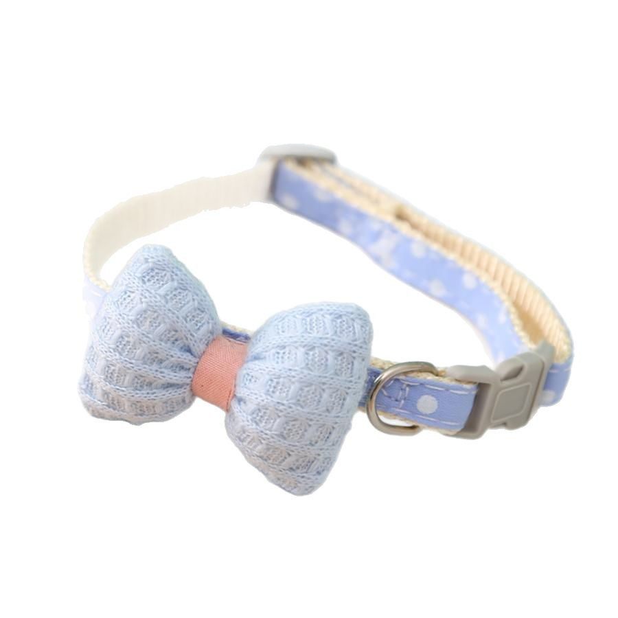 Cat Collar Four Seasons Bow Pet Collar Safety High Beauty Value Pet Necklace with Bell Pet Supplies