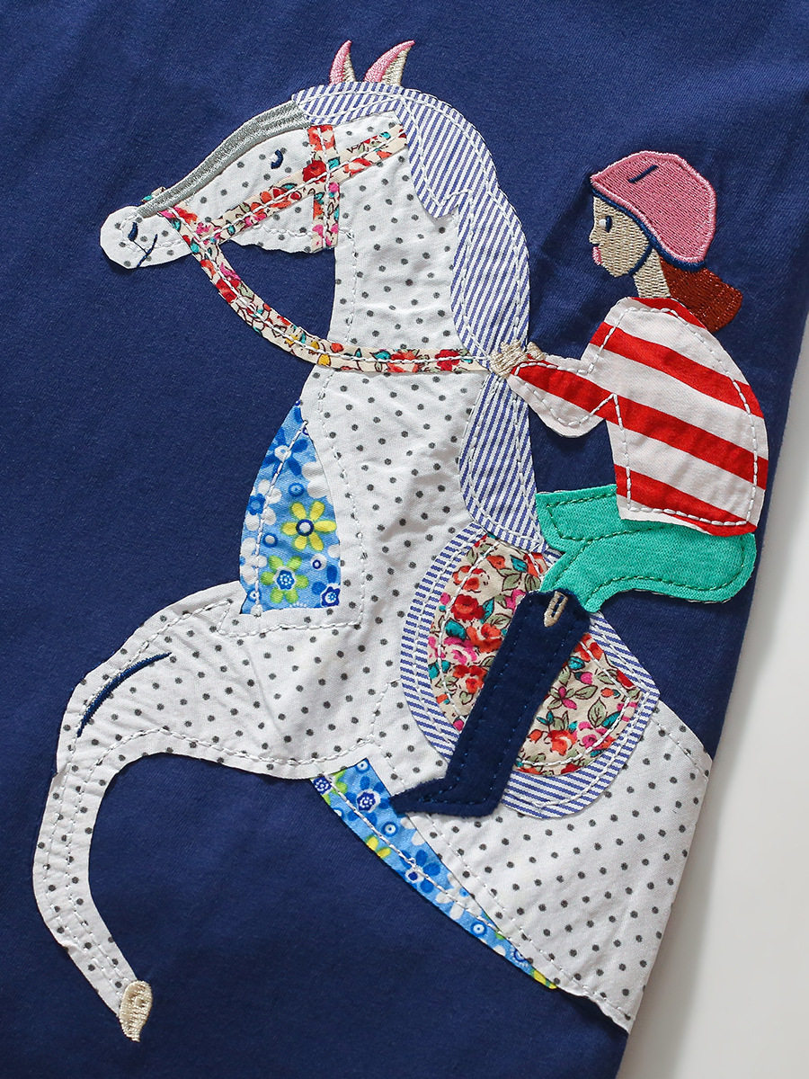 Children's Dress, Cartoon Girls' Dress, New Summer Girls' Short-sleeve Dress