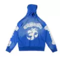 Blue hoodie