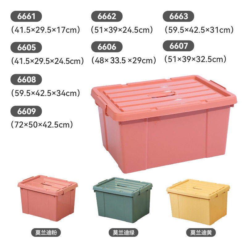 Factory wholesale direct plastic storage box finishing box multi-functional thick finishing box portable large storage box