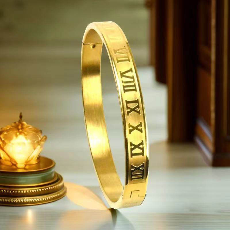 钛钢手镯女生高级感小众满天星不掉色镶钻精致排钻ins风满钻手环