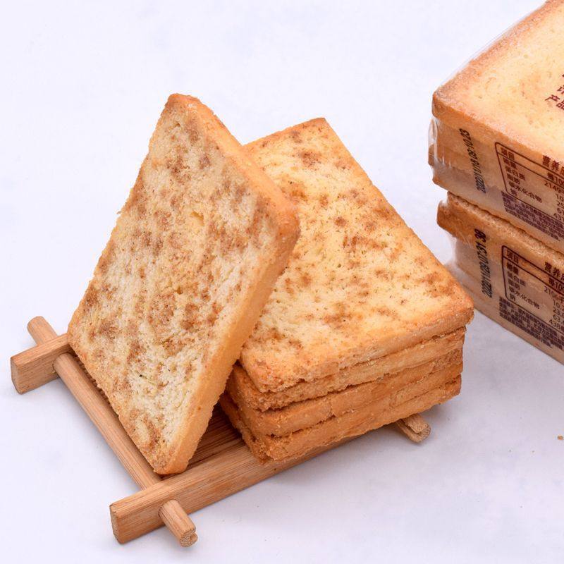 Midoki Baked Bun Slices, Delicious and Healthy Snacks, Baked Membrane Slices, Transparent Packaging Biscuits, Steamed Bun Slices Wholesale