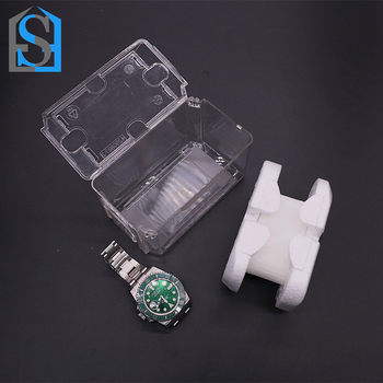 Spot Green Water Ghost Watch Box Ditong Display Watch Box Labor's Flip Yacht Famous Official Watch Transparent Jewelry Box