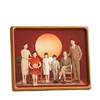 Family Portrait Solid Wood High-End Photo Frame Washed Photo Plus Printing and Mounting Eight Inches 8 Inches 10 Table Hanging Wall A4