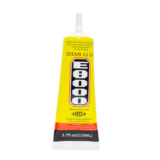 Authentic E8000 glue mobile phone screen headset sealant clothes leather cloth sticker Diamond glue 3ml small glue