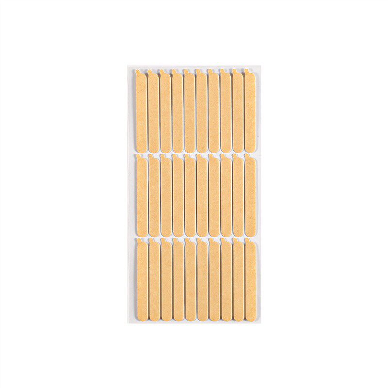 Nail Art Strips Wearable Nail Jelly Glue Display Board Adhesive No-Cut Strips White Crystal Double-Sided Tape Strong Adhesive