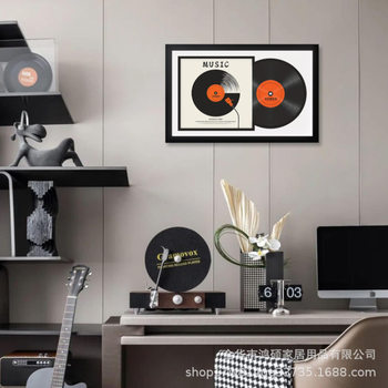 Dust-Proof Fully Transparent Cd Record Storage Framed Ornaments Vinyl Record Photo Frame High-Definition Acrylic Picture Frame Wholesale