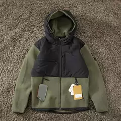 Lamb Velvet Jacket Men's Autumn and Winter Velvet Cotton Outwear Warm Winter Clothing Trendy Brand Youth Hooded Cotton Outwear Cotton Jacket 72051