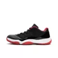 Aj11-low top black and red
