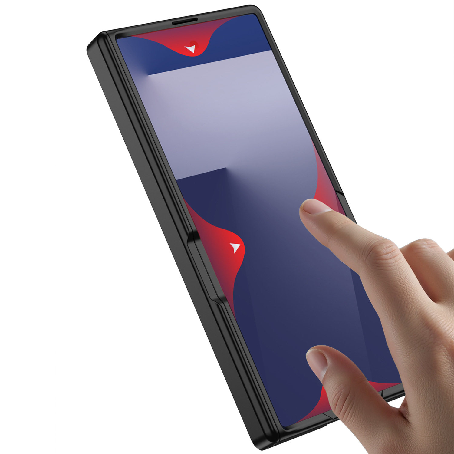 Gkk Mobile Phone Case for Samsung Zfold7 Lightweight Drop-resistant Magnetic Suction Folding Bracket Case Film All-inclusive Precision Hole