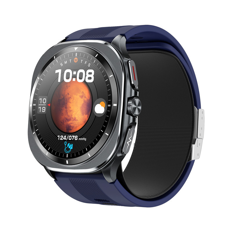 Cross-border TK65 smart watch air pump ECG blood pressure health sports watch Bluetooth call NFC voice broadcast