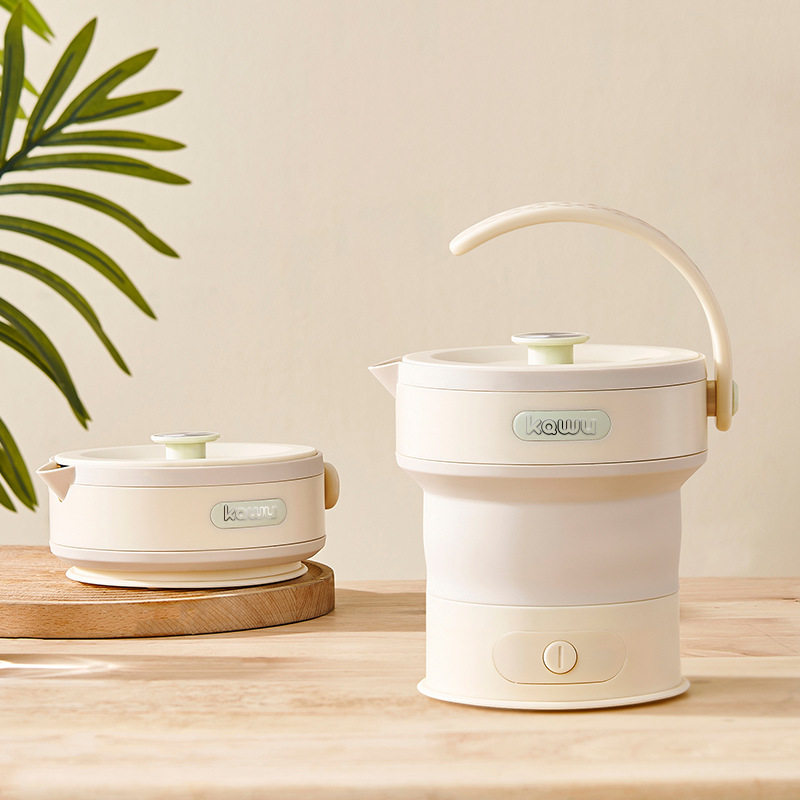 Kawu Card House Folding Electric Kettle Household Electric Kettle Heat Preservation Integrated Automatic Mini Travel Portable