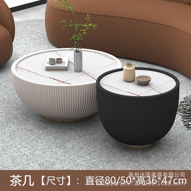 办公室休闲弧形沙发茶几组合简约现代酒店大堂休息区会客洽谈沙发