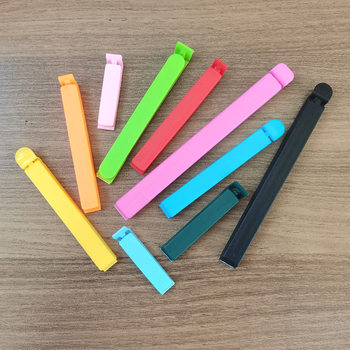Factory wholesale large food sealing clip plastic bag sealing clip moisture-proof fresh-keeping clip multi-color optional logo