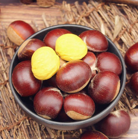 Fresh Chestnuts 2.5kg Farm-Grown Freshly Picked Raw Chestnuts, Authentic Oil Chestnuts, Not Qianxi Yanshan Chestnuts