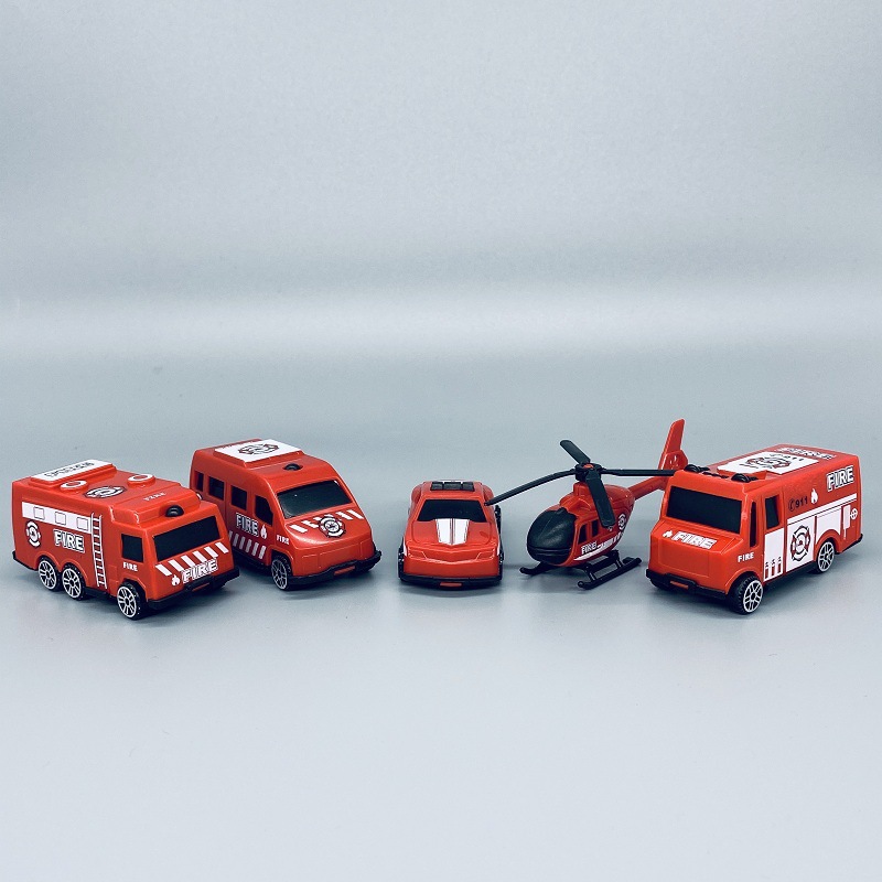 消防车救护车蛋糕烘焙装饰摆件仿真儿童玩具车子男孩生日主题摆件