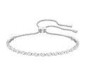Diamond and white gold bracelet