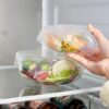 Japanese Kitchen Transparent Silicone Preservative Film Food Grade Retractable Cover Bowl Sealed Cover Refrigerator Microwave Heating Preservative Film