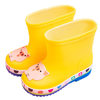 Taobao explosions pig cartoon children's rain shoes boys and girls baby waterproof velvet warm rain shoes cross border