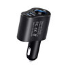 Car Charger 80W mobile phone super fast charging cigarette lighter conversion plug one for three car charger usb expansion port