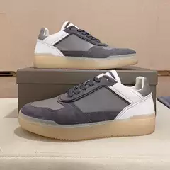 European Station BC Spring and Autumn Popular Fashion Brand Shoes Genuine Leather White Shoes High-end Casual sneaker Men's Light Luxury Board Shoes