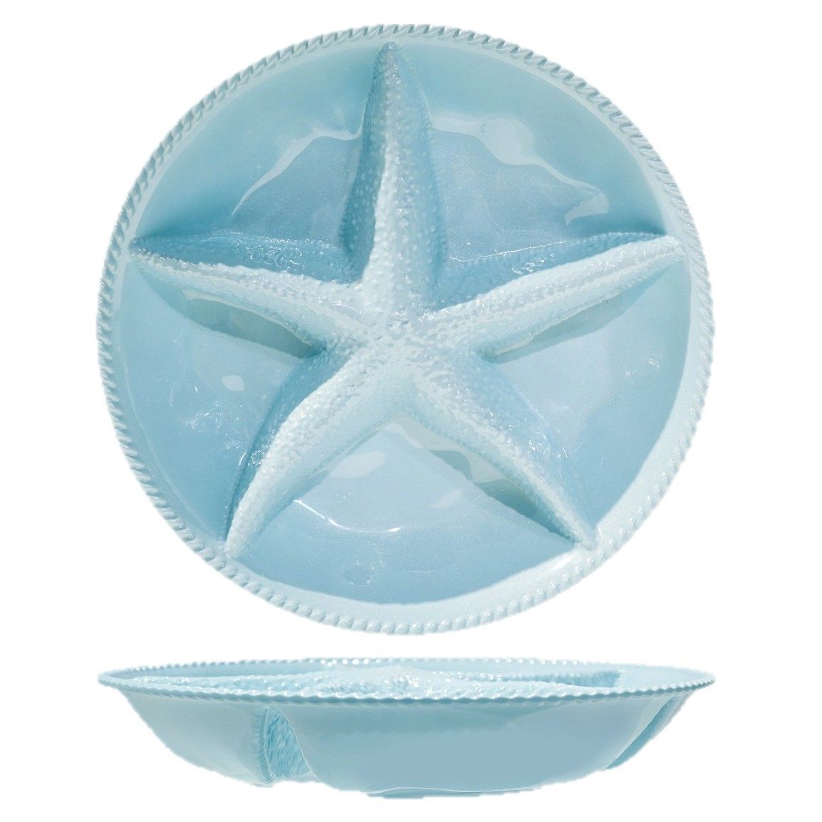 Export Export Five-Pointed Star Plate Decoration Plate Wholesale Creative Melamine Special-Shaped Ocean Star Star Shape Plate