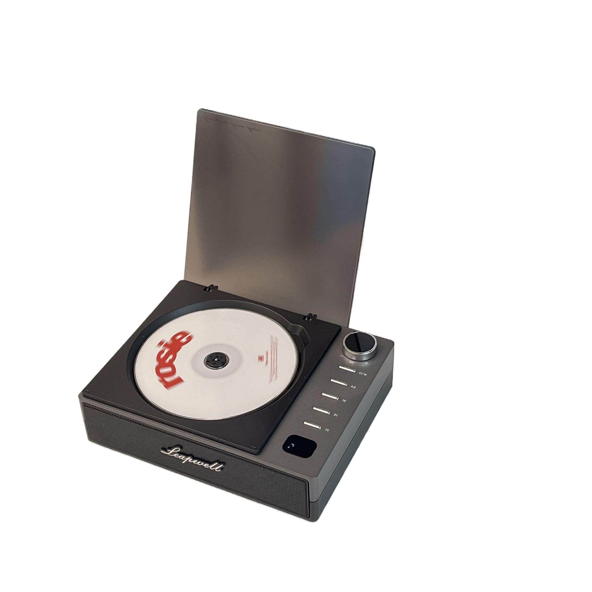 Retro Multifunctional Cd Player with Two-Way Bluetooth Audio Portable Music Album Disc Player Birthday Gift