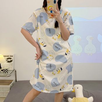 Moon Dress Skirt May Sitting Moon Pregnant Women Lactation Summer Thin Short-sleeved Dress Outer Wear 78