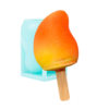 3D Mango Ice Cream Mold Silicone 3D Fruit Middle Eastern Ice Cream Food Grade Thai Peach Pineapple Stick Mold