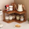 Kitchen Corner Storage Rack Corner Storage Rack Desktop Cup Display Rack Tea Set Display Rack Cup Rack