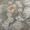 Three-Dimensional Heavy Lace Embroider Lace Fashion Patch Decorative Petal Dress Wedding Dress Accessories Accessories