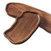 Japanese Acacia Wood Tray Cloud-Shaped Tea Tray Tea Water Anti-Scalding Wooden Dining Tray Cake Snack Wooden Small Plate