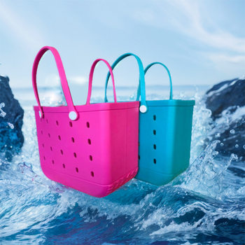 Manufacturer Wholesale Eva Children's Beach Storage Bag, Beach Tote Bag, New European and American Eva Hole Bag, Vegetable Basket