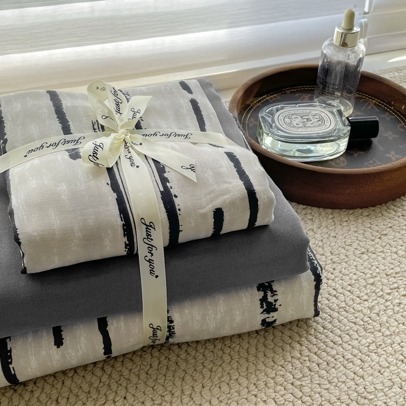 FILON VIRO Cotton Class A Four-piece Set Pure Cotton Maternal and Infant Grade Antibacterial Aerobic Double-layer Yarn Skin-friendly Fresh Printing