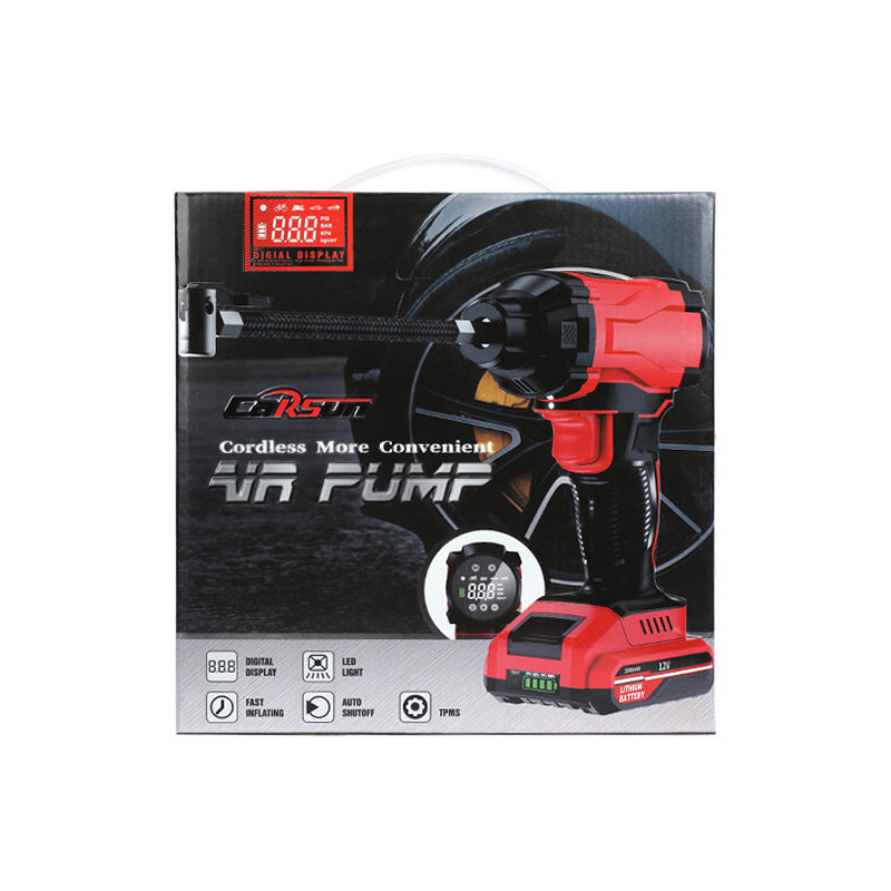 Car Wireless Air Pump Car Air Pump Automatic Charging and Stoping Convenient Handheld Car Tire Air Pump