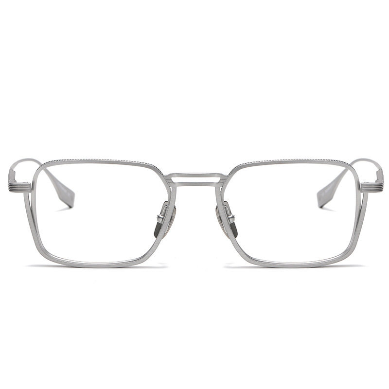 New Large Frame Ultra Light Color Changing Men's Myopia Presbyopic Glasses Frame Can Be Equipped with Large Face Retro Anti-Blue Light Glasses Frame
