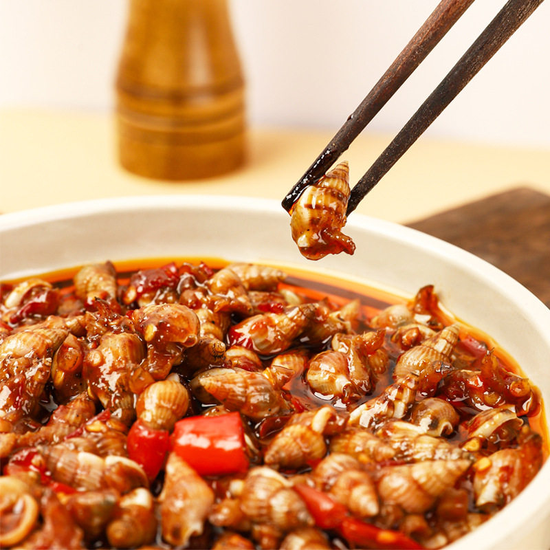 Spicy Sea Cone, Sea Melon Seeds, Internet Celebrity Snacks, Ready-To-Eat Seafood, Freshly Made 300g Conch Snacks, Donggang Specialty