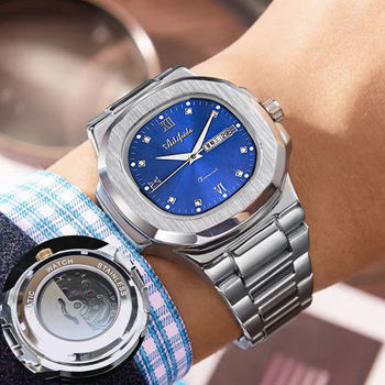 Aili Feida Hollow Nautilus Quartz Watch Men's One Piece Dropshipping Douyin Live Stainless Steel Large Dial